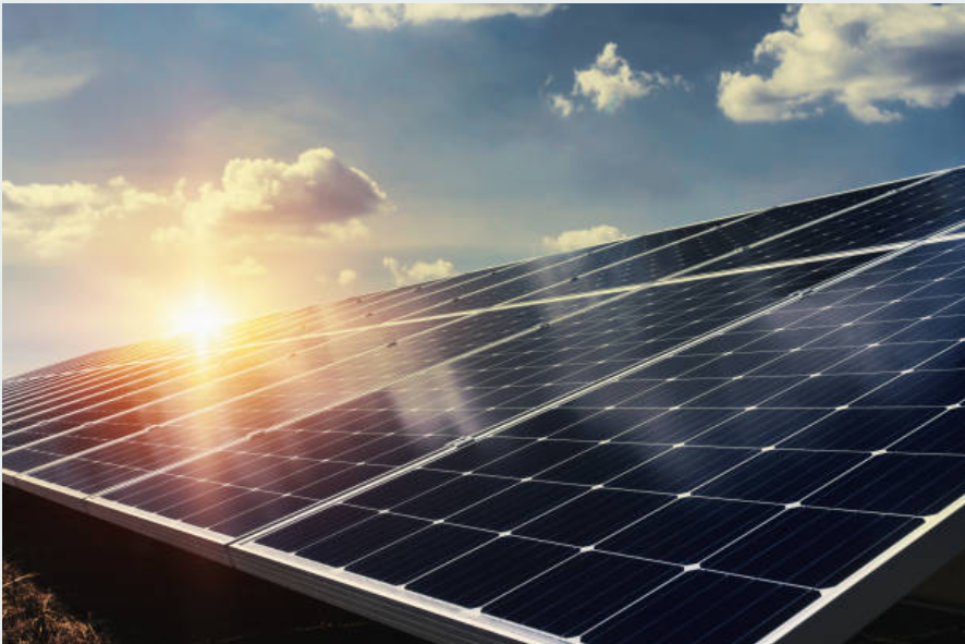 Residential solar panel installation